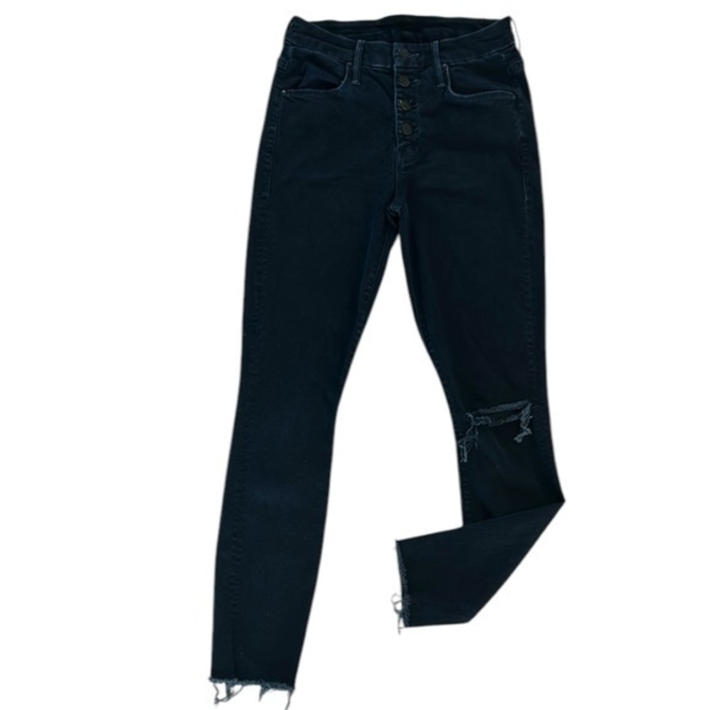 MOTHER the pixie ankle fray jeans holding hands so tightly size 25